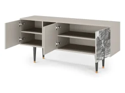 Móvel De Tv* Mueble de TV - 150х69х41 cm - T5 - View of the Piazza, Areia Bege