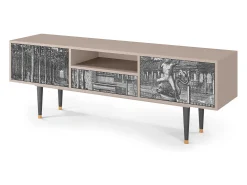 Móvel De Tv* Mueble de TV - 170х59х41 cm - T6 - View of the Piazza, Areia Bege