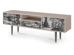 Móvel De Tv* Mueble de TV - 170х59х41 cm - T6 - Village Road, Areia Bege