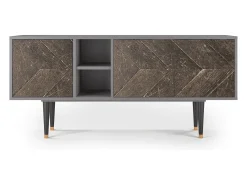 Móvel De Tv* Mueble de TV - 150х69х41 cm - T5 - Wise Tree, Cinza Cinzento