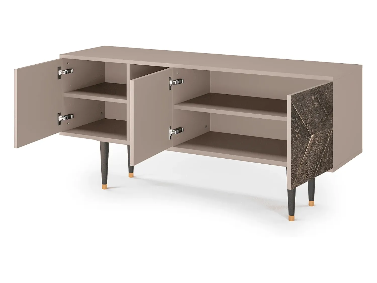 Móvel De Tv| Mueble de TV - 150х69х41 cm - T5 - Wise Tree, Latte Bege