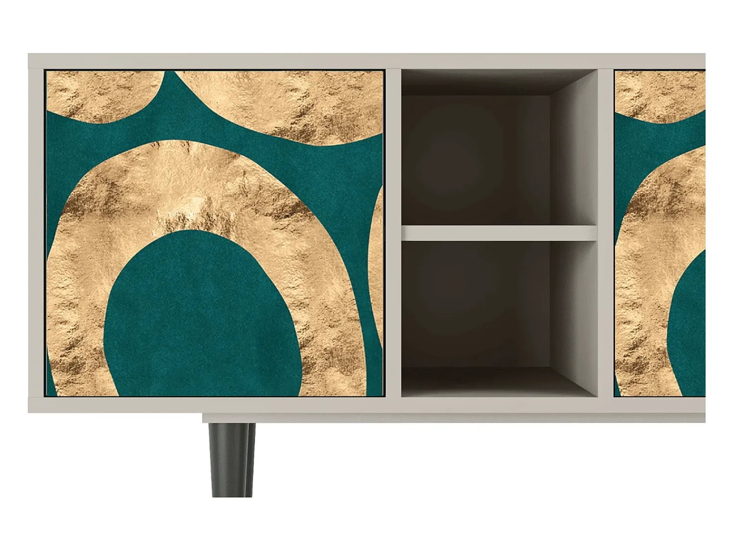 Mueble de TV - 150х69х41 cm - T5 - Zircon Sphere, Areia^ Móvel De Tv