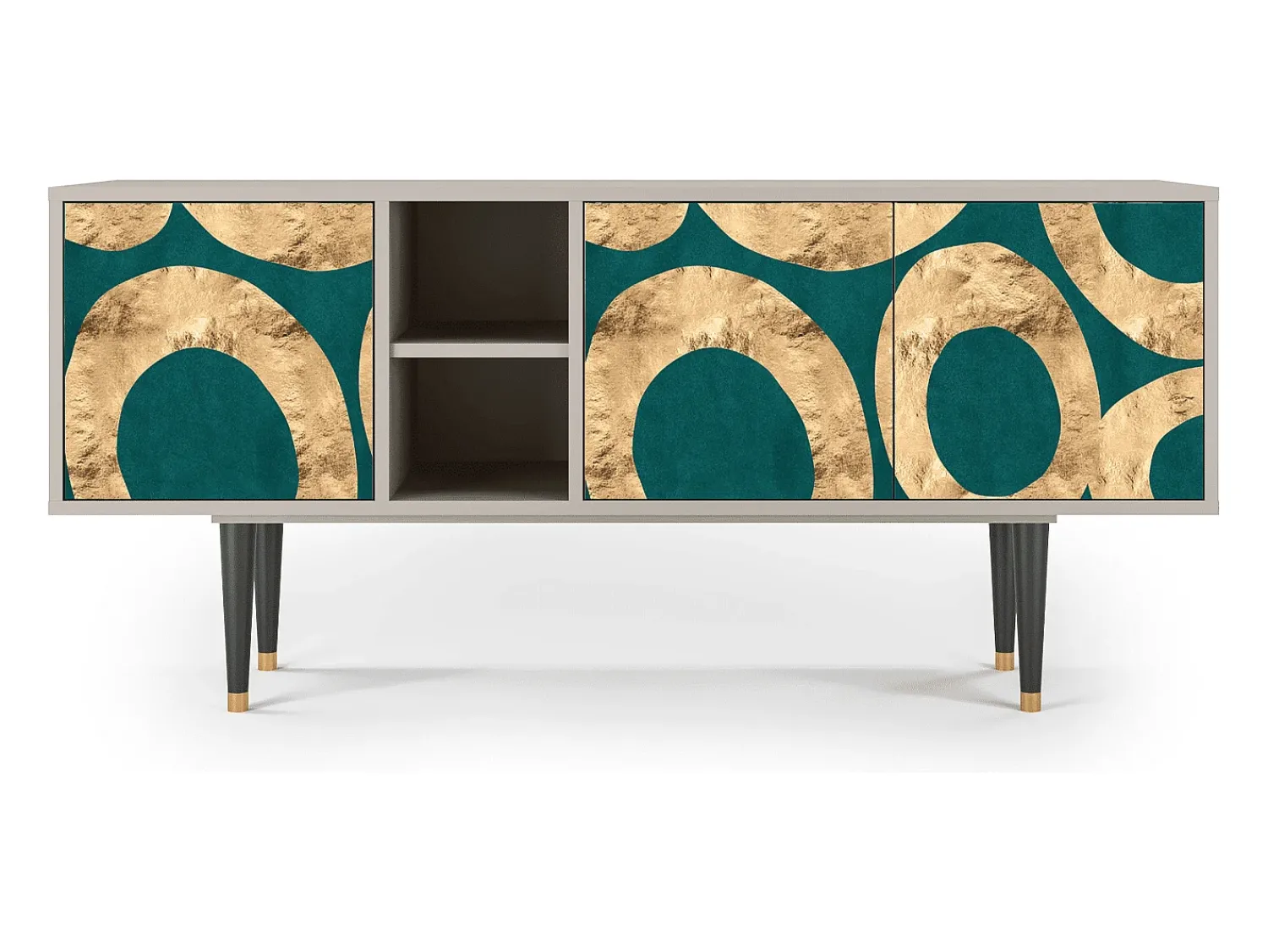 Mueble de TV - 150х69х41 cm - T5 - Zircon Sphere, Areia^ Móvel De Tv