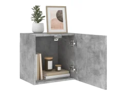 Sale Móveis de parede p/ TV 2pcs 40,5x30x40cm madeira cinza cimento PT504343 Cinzento