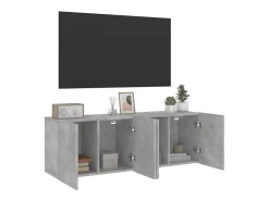 Discount Móveis de parede para TV 2 pcs 60x30x41 cm cimento PT488153 Cinzento