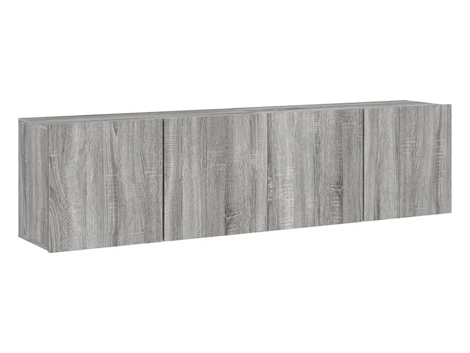 Móvel De Tv* Móveis de parede para TV 2 pcs 80x30x41 cm sonoma PT994147 Cinzento