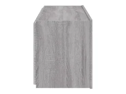 Móvel De Tv|Helloshop26 Móveis de parede para TV prateleira multimídia televisão aparador TV sala de jantar sala de estar quarto e luzes LED 2 peças sonoma 60 x 35 x 41 cm cinza 02_0029154 Cinzento