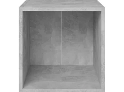 Móvel De Tv* Móveis de TV 2 pcs derivados de madeira cimento PT730560 Cinzento