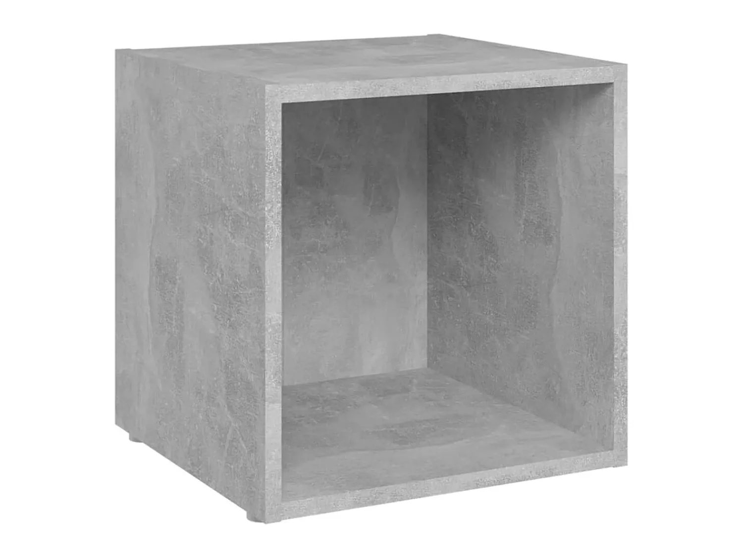 Móvel De Tv* Móveis de TV 2 pcs derivados de madeira cimento PT730560 Cinzento