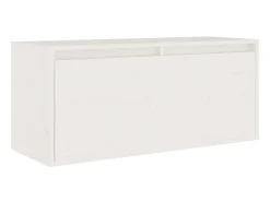 Móvel De Tv| Móveis de TV 6 pcs madeira de pinho maciça PT962007 Branco