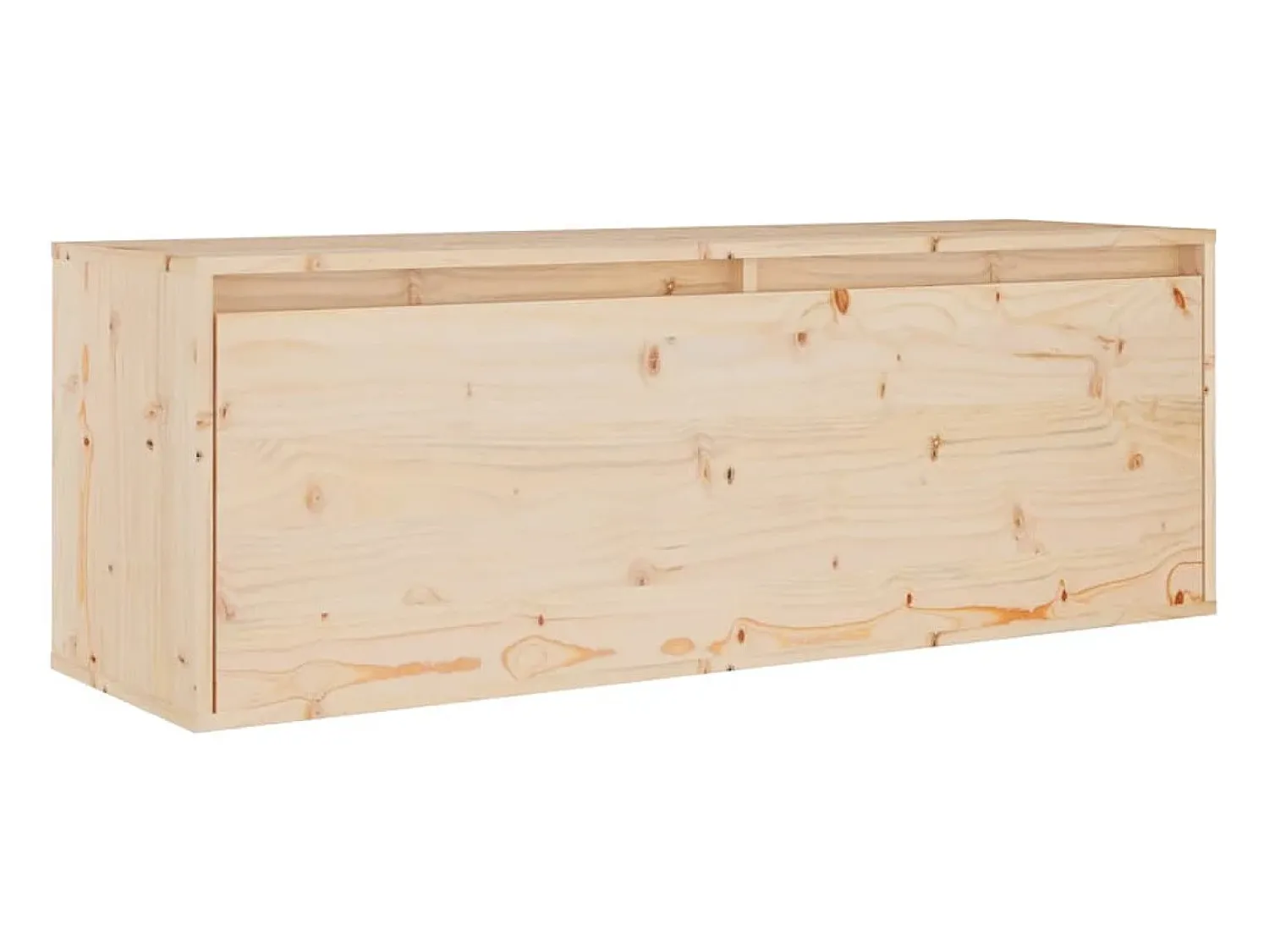 Móvel De Tv| Móveis de TV 2 pcs madeira de pinho maciça PT152699 Castanho
