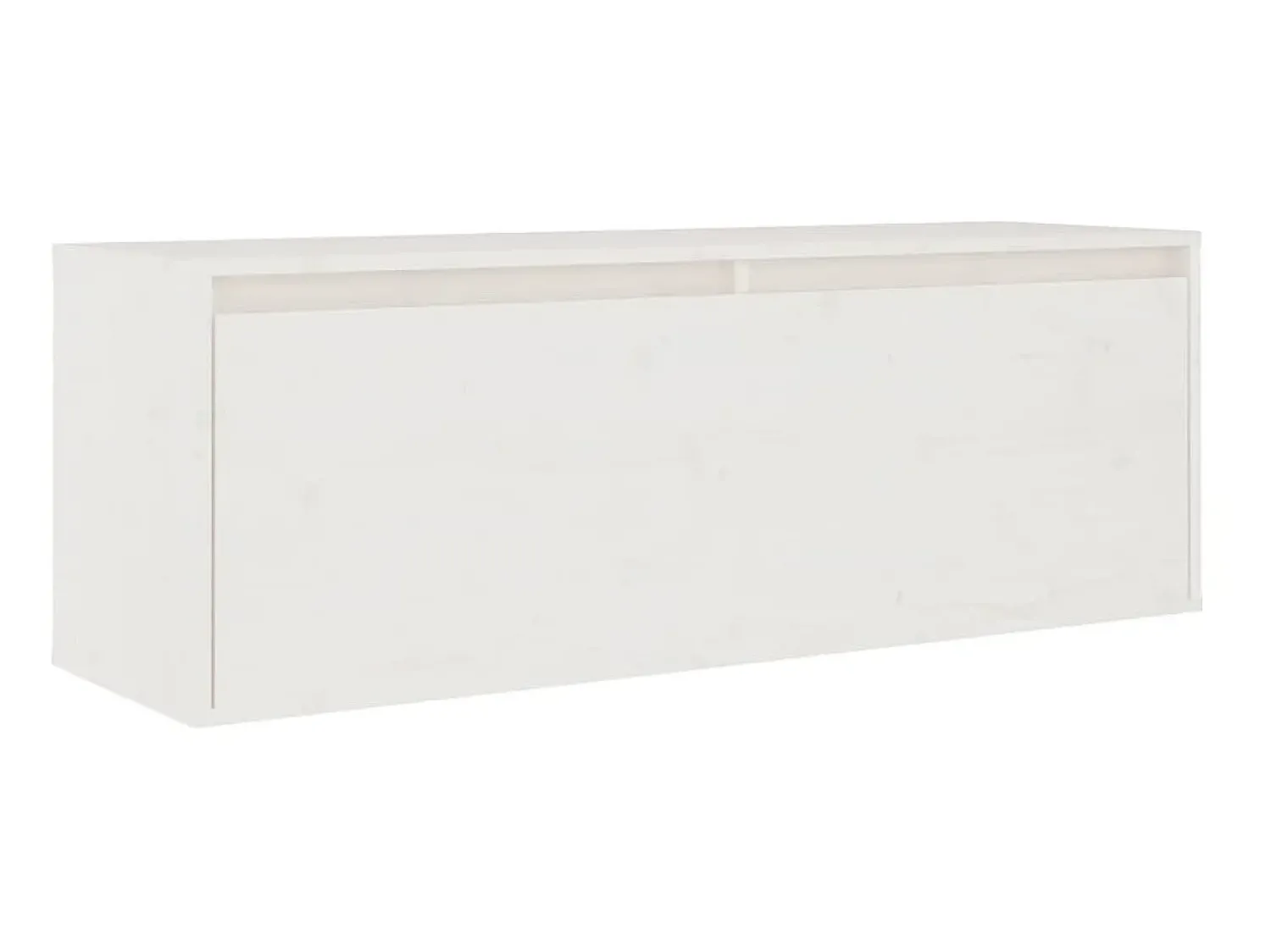 Móvel De Tv* Móveis de TV 3 pcs madeira de pinho maciça PT996122 Branco
