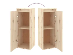 Móvel De Tv|vidaxl Móveis de TV 2 pcs madeira de pinho maciça Castanho