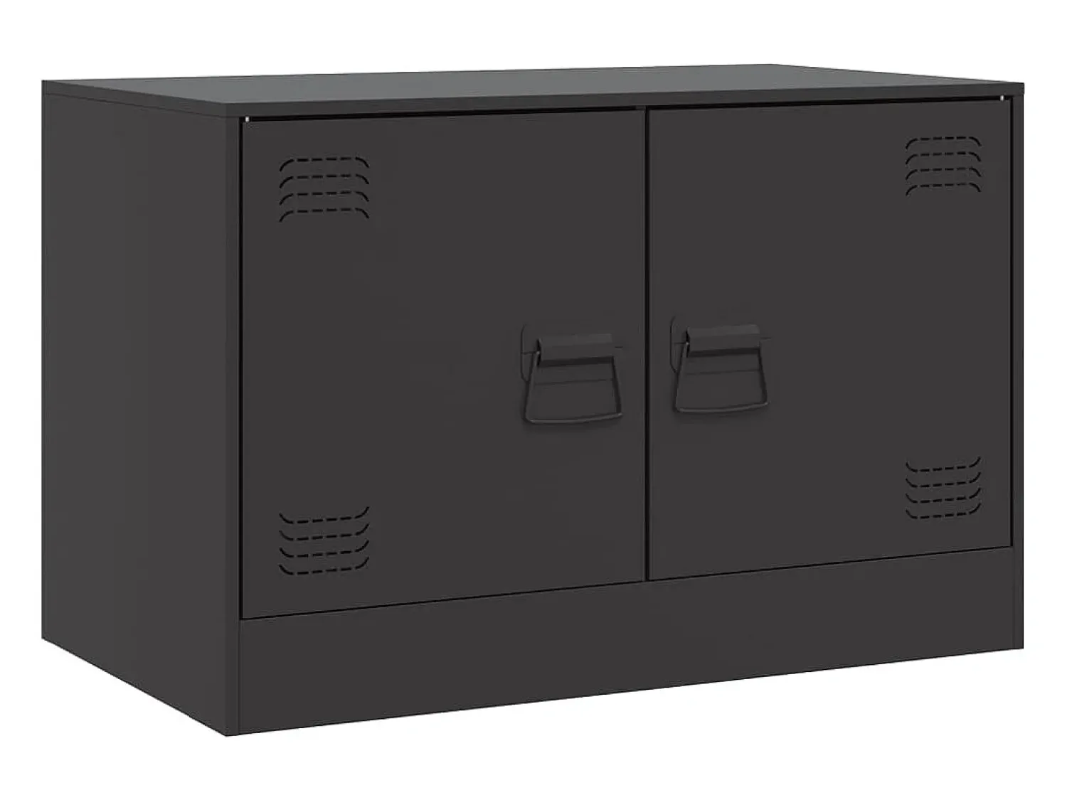 Móvel De Tv* Móveis de TV 2 pcs 67x39x44 cm aço PT691958 Preto