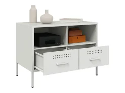 Móvel De Tv| Móveis de TV 2 pcs 68x39x50,5 cm aço PT969484 Branco