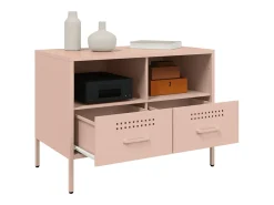Móvel De Tv| Móveis de TV 2 pcs 68x39x50,5 cm aço PT456797 Rosa