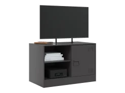 Móvel De Tv| Móveis de TV 2 pcs 67x39x44 cm aço PT487127 Preto