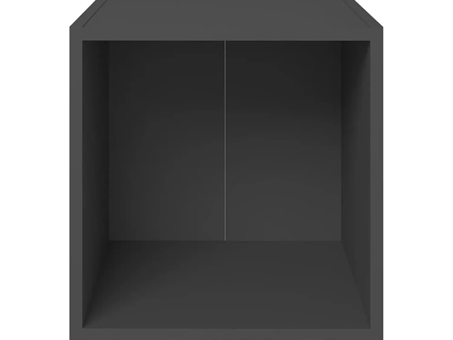 Discount Móveis de TV 2 pcs 37x35x37 cm derivados de madeira PT888284 Cinzento
