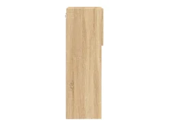 Móvel De Tv|vidaxl Móveis de TV com luzes LED 2 pcs 40,5x30x90 cm carvalho sonoma Castanho