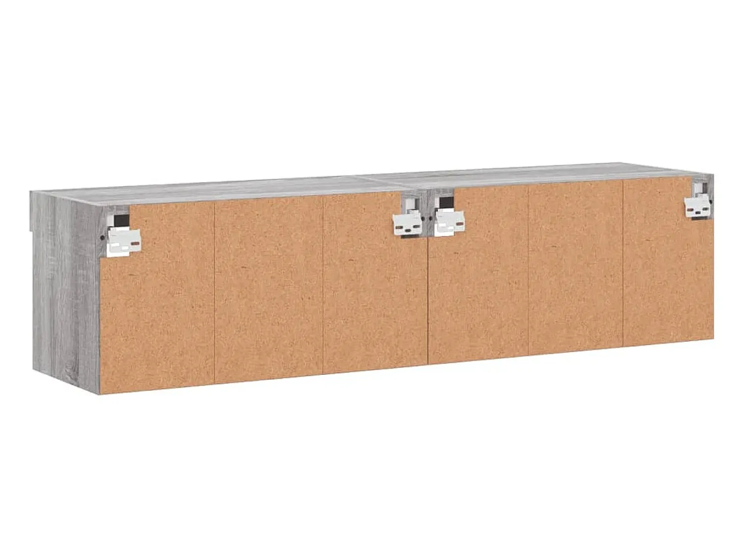 vidaxl Móveis de TV com luzes LED 2 pcs 60x30x30 cm sonoma^ Móvel De Tv