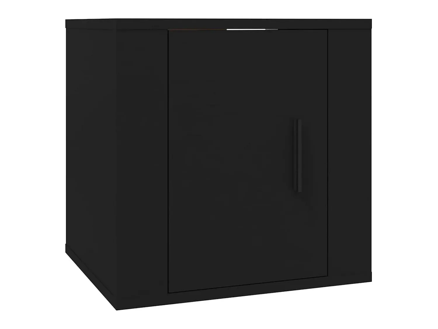 Móvel De Tv* Móveis de TV de parede 2 pcs 40x34,5x40 cm PT173015 Preto