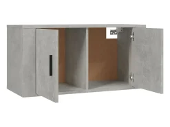 vidaxl Móveis de TV de parede 2 pcs 80x34,5x40 cm cimento^ Móvel De Tv