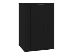 Móvel De Tv* Móveis de TV de parede 2 pcs 40x34,5x60 cm PT986867 Preto