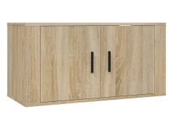 Móvel De Tv* Móveis de TV de parede 2 pcs 80x34,5x40 cm carvalho sonoma PT823014 Castanho