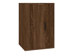 Móvel De Tv* Móveis de TV de parede 2 pcs 40x34,5x60 cm carvalho PT733016 Castanho