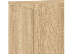 Best Helloshop26 Móveis de TV de parede prateleira multimídia aparador TV sala de jantar sala de estar quarto 2 peças carvalho Sonoma 60 x 30 x 41 cm marrom 02_0029000 Castanho