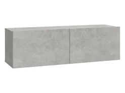Móvel De Tv| Móveis de TV para parede 4 pcs 100x30x30 cm cinza cimento PT624979 Cinzento