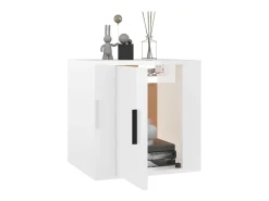 Móvel De Tv| Móveis de TV para parede 2 pcs 40x34,5x40 cm brilhante PT620343 Branco