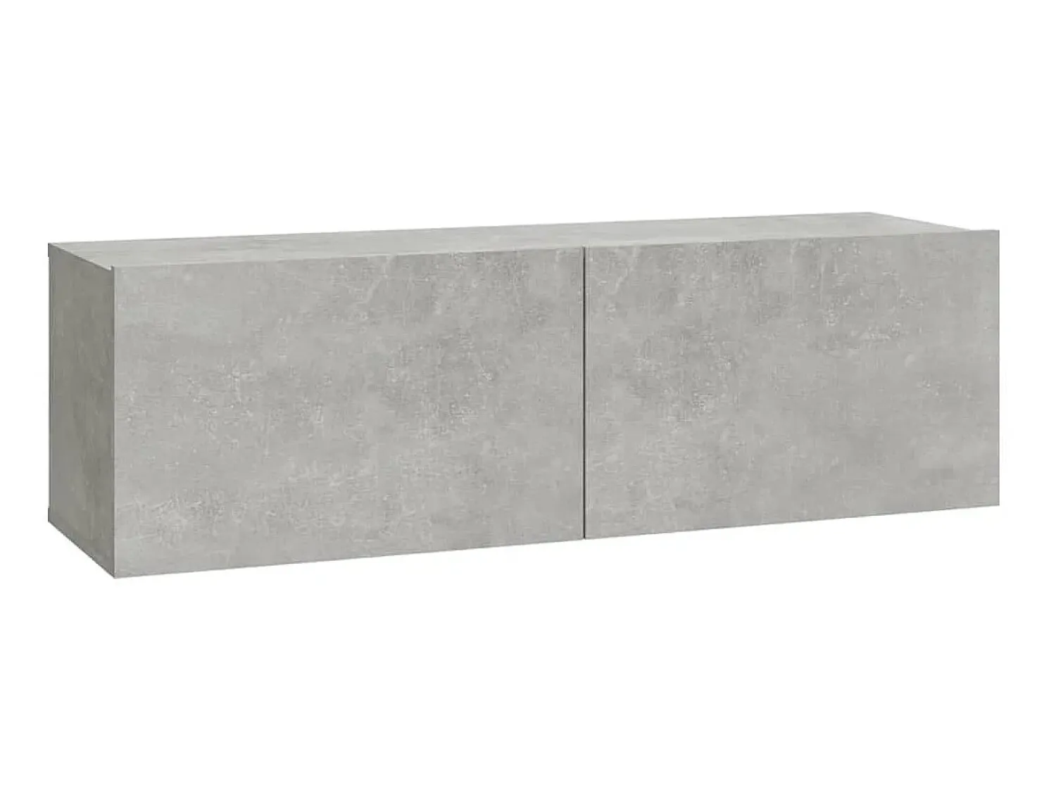 Móvel De Tv* Móveis de TV parede 2pcs 100x30x30cm madeira cinza cimento PT462463 Cinzento