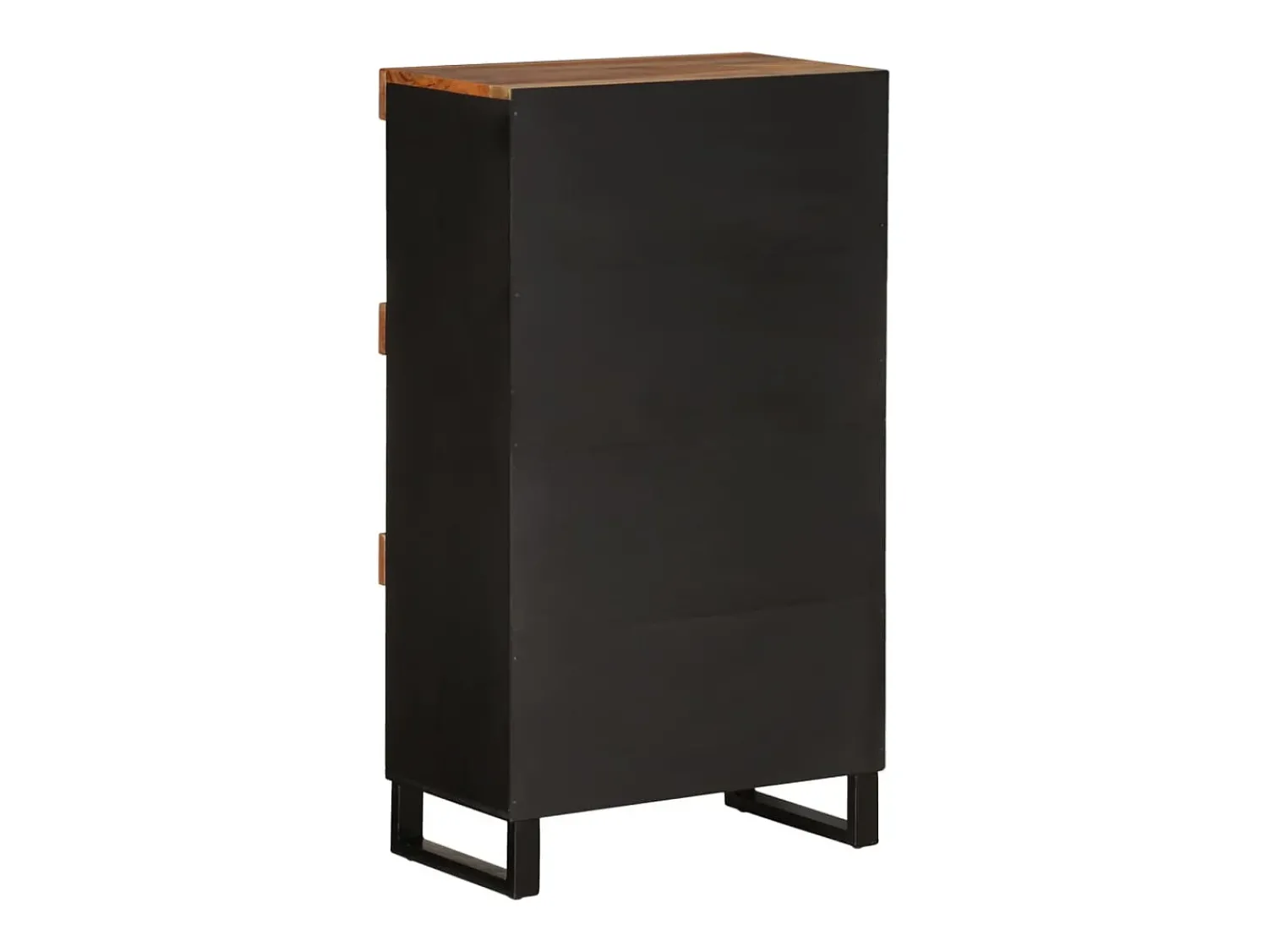 Biblioteca*vidaxl Móvel de apoio 60x33x107 cm madeira de acácia maciça Natural claro