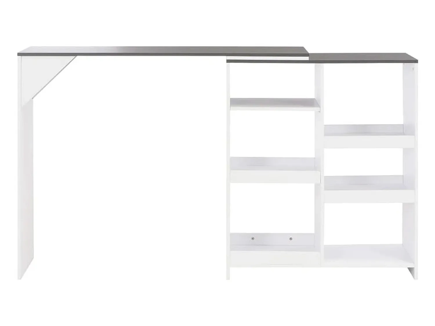 Móvel De Bar* Móvel de bar com prateleira movível 138x39x110 cm PT922594 Branco
