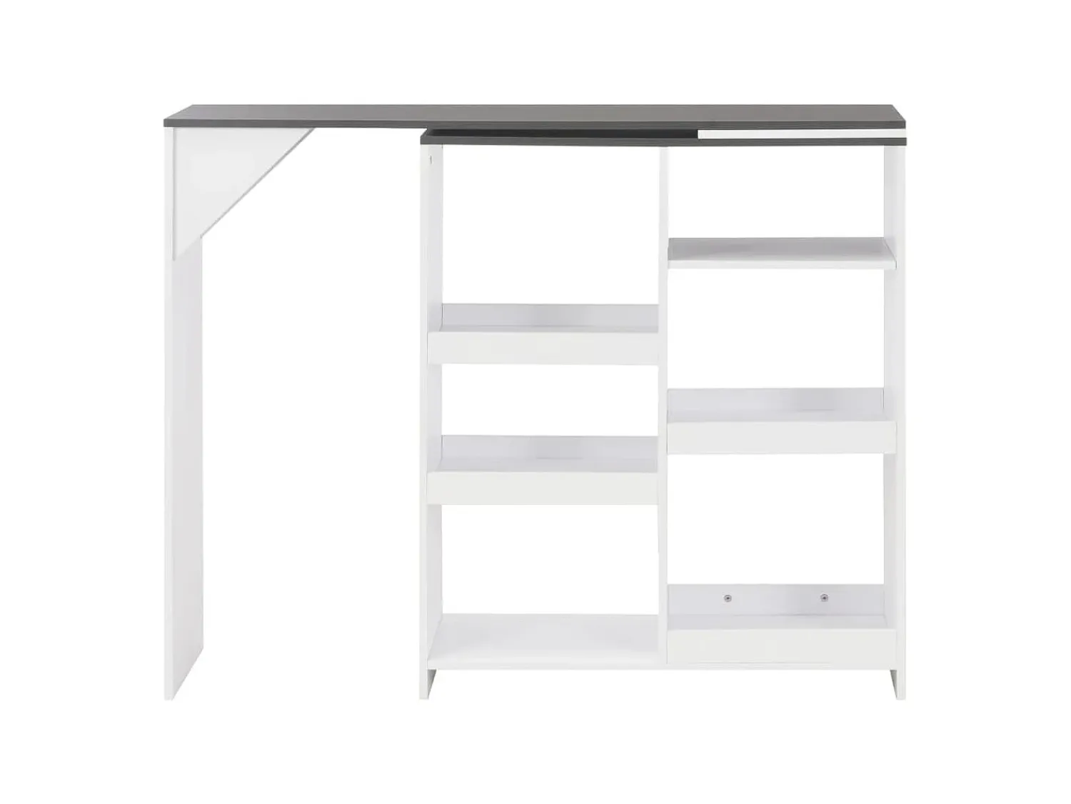 Móvel De Bar* Móvel de bar com prateleira movível 138x39x110 cm PT922594 Branco