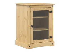 Móvel De Tv| Móvel de HiFi Corona 60x50x82 cm madeira de pinho maciça PT755964 Castanho