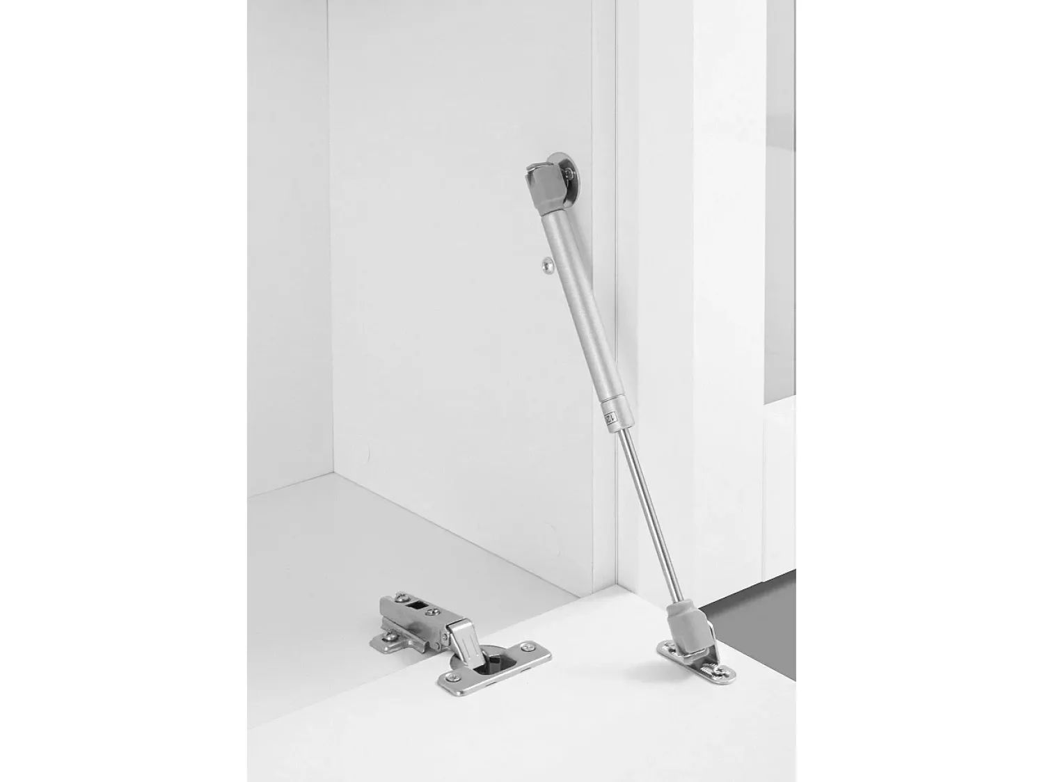 Móvel De Tv|Dmora Móvel de parede Luigi, conjunto de sala de TV com 4 portas, móveis de sala multiuso, 100% Fabricado na Itália, 260x30h180 cm, brilhante Branco