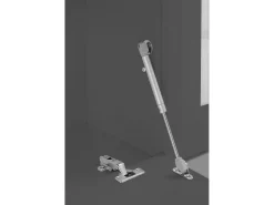 Móvel De Tv|Dmora Móvel de parede Luigi, conjunto de sala de TV com 4 portas, mobiliário de sala multiuso, 100% Fabricado em Itália, 260x30h180 cm, Antracite Preto