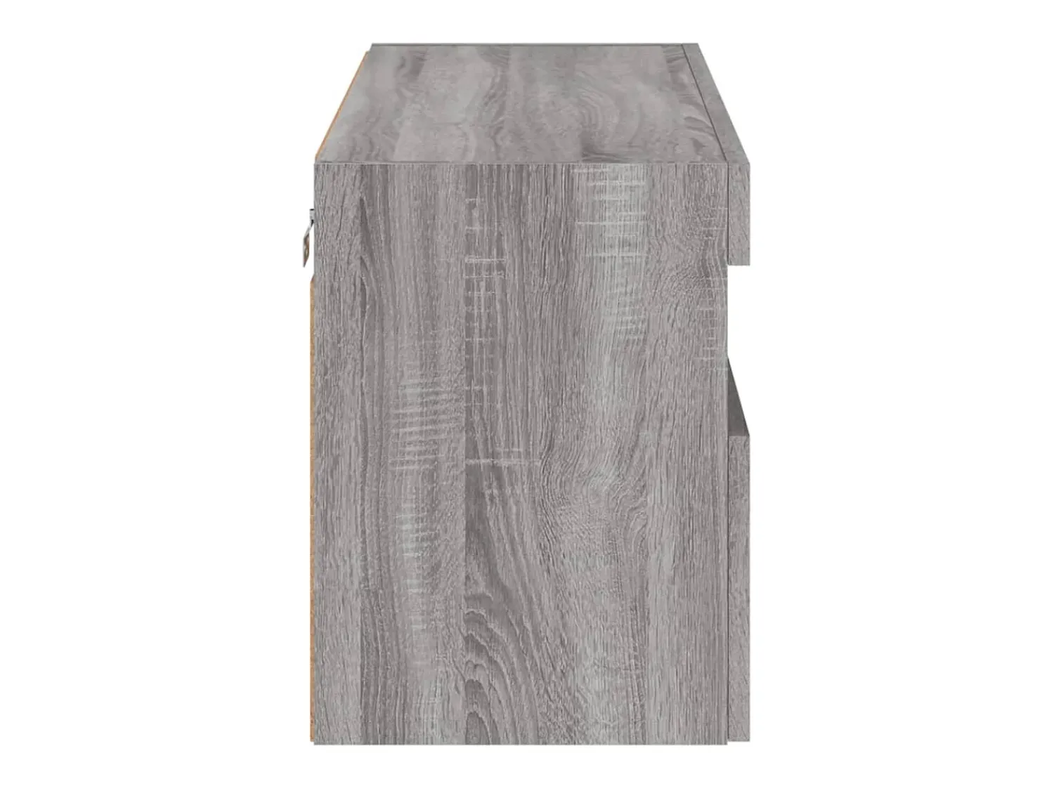 Móvel De Tv|vidaxl Móvel de parede p/ TV c/ luzes LED 80x30x40 cm sonoma Cinzento