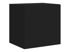 Hot Móvel de parede para TV com luzes LED 40,5x35x40 cm PT764464 Preto