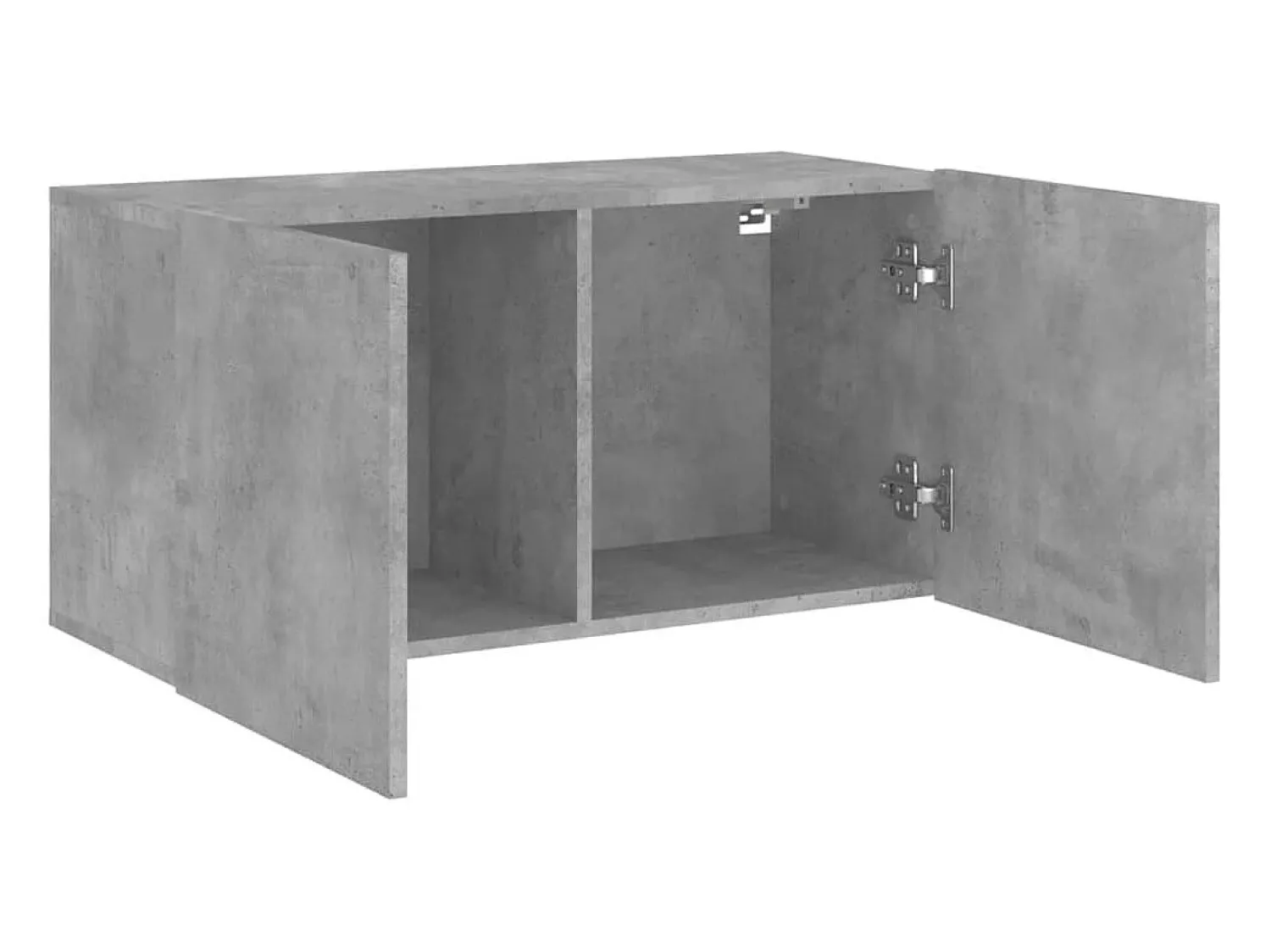 Móvel De Tv| Móvel de parede para TV 80x30x41 cm cimento PT988428 Cinzento