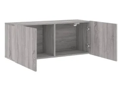 Móvel De Tv*vidaxl Móvel de parede para TV 100x30x41 cm sonoma Cinzento