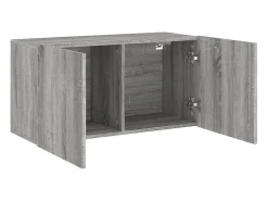 Móvel De Tv* Móvel de parede para TV 80x30x41 cm sonoma PT163267 Cinzento
