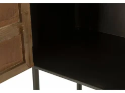 Móvel De Tv|Dmora Móvel de TV almofadado, Aparador de sala, Móvel baixo para TV, Base de parede equipada, 100x42 h110 cm, Cinza e Castanho Cinzento
