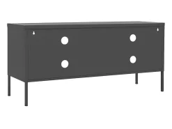 Móvel de TV aço 105x35x50 cm antracite PT233945^ Móvel De Tv