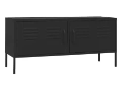 Móvel De Tv| Móvel de TV aço 105x35x50 cm PT823459 Preto