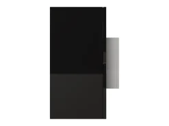 Móvel De Tv| Móvel de TV baixo com iluminação LED, cômoda com bastante espaço de armazenamento, e branco Preto