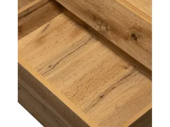 Móvel De Tv* Móvel de TV baixo estilo industrial retrô 180 cm, bancada de TV com 2 portas e 2 gavetas, + madeira Preto