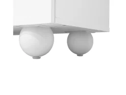 Hauss Spole Móvel de TV com 4 portas - Pés redondos - MDF e madeira PB^ Móvel De Tv